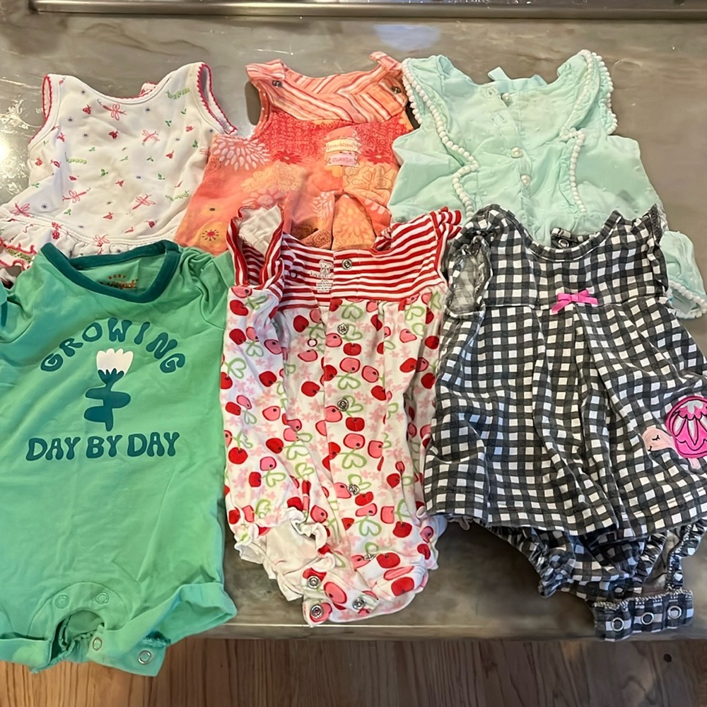 Colorful Baby One Pieces Set